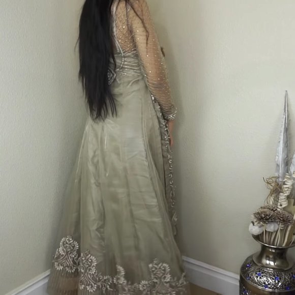BEIGE LEHENGA - Picture 2 of 2